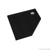 Schedpol Caspar New brodzik pięciokątny + syfon 90x90cm Black Stone 3.2398/C/ST